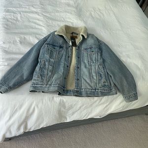 Levi’s Dad Denim Sherpa Trucker Jacket